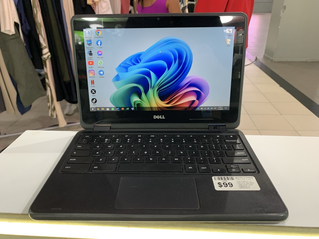 PORTÁTIL DELL CHROMEBOOK LATITUDE 3189 12"
