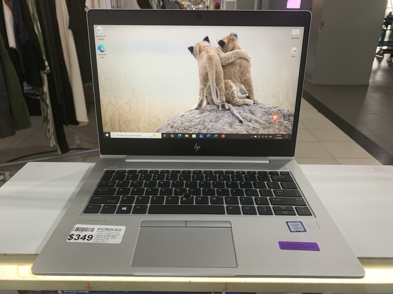 PORTÁTIL HP ELITEBOOK 830 G5 14"